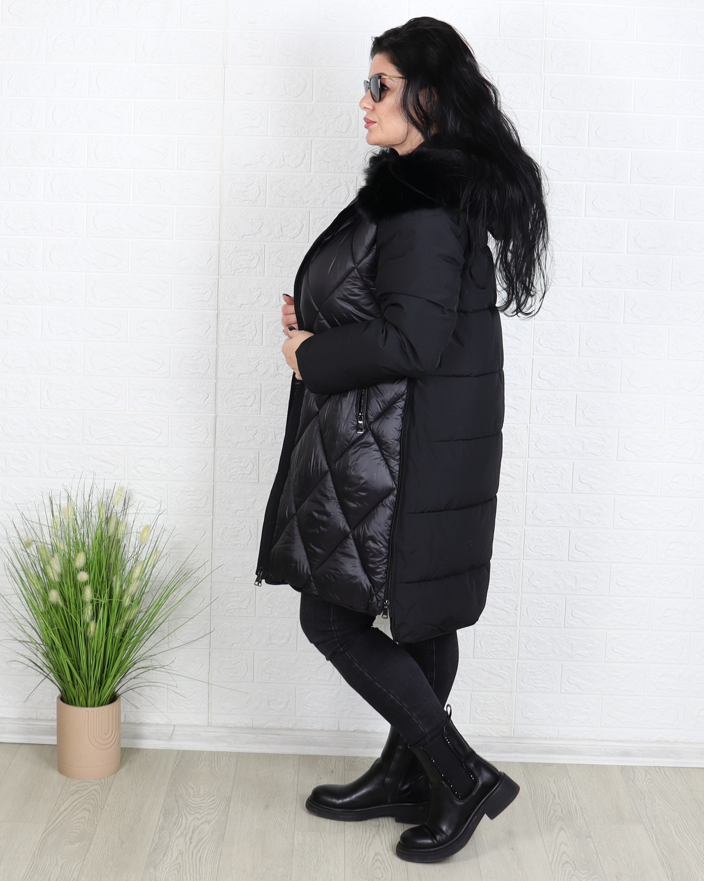 Яке - Зимно Яке TEA - Черно - Muudsfashion