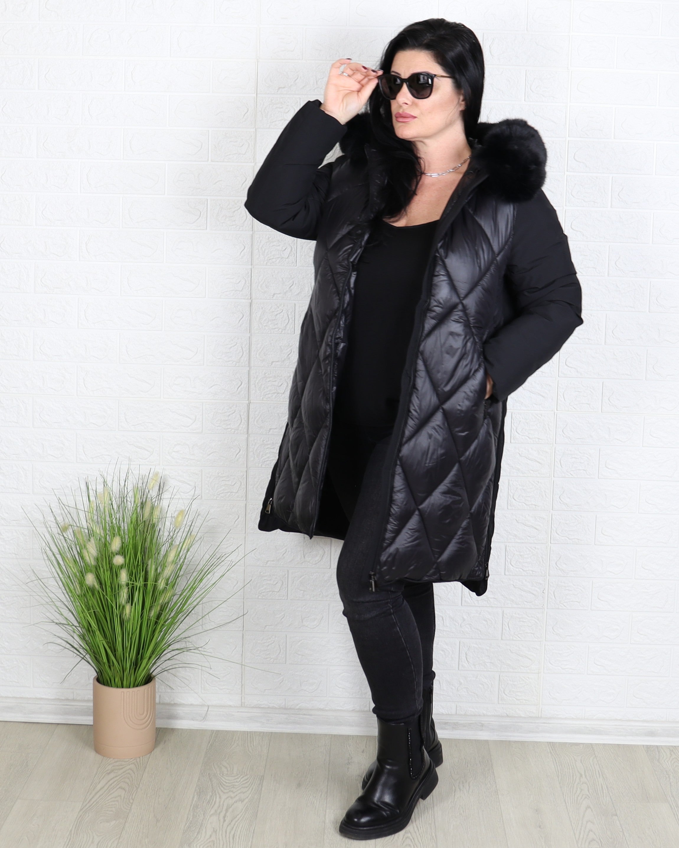 Яке - Зимно Яке TEA - Черно - Muudsfashion