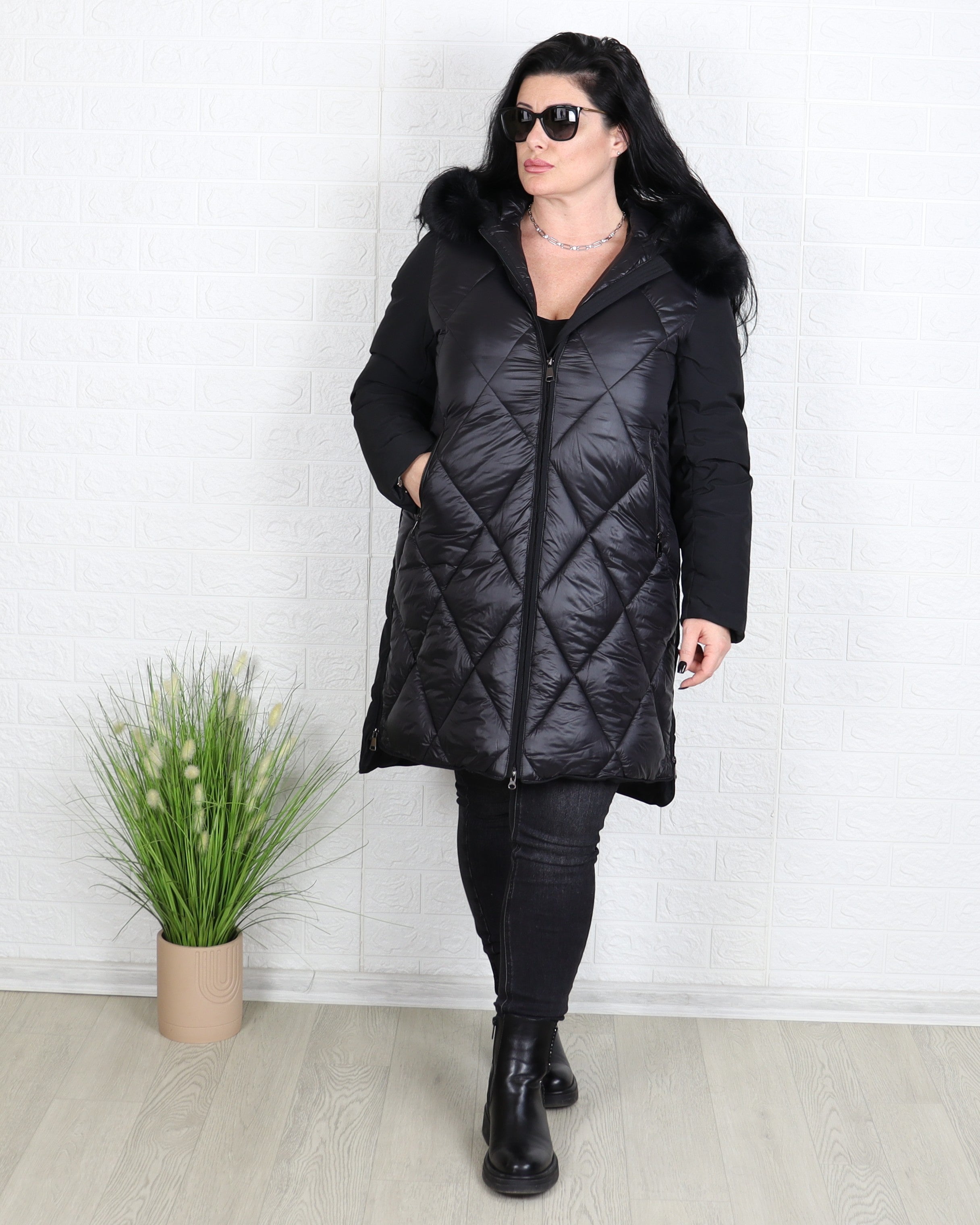 Яке - Зимно Яке TEA - Черно - Muudsfashion