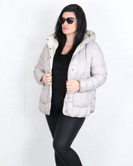 Яке - Преходно Яке PETRA - Мръсно бяло - Muudsfashion