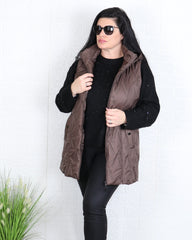 Елек - Елек KORINA - Кафяв - Muudsfashion