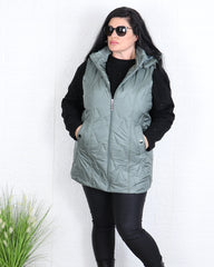 Елек - Елек KORINA - Военно зелено - Muudsfashion