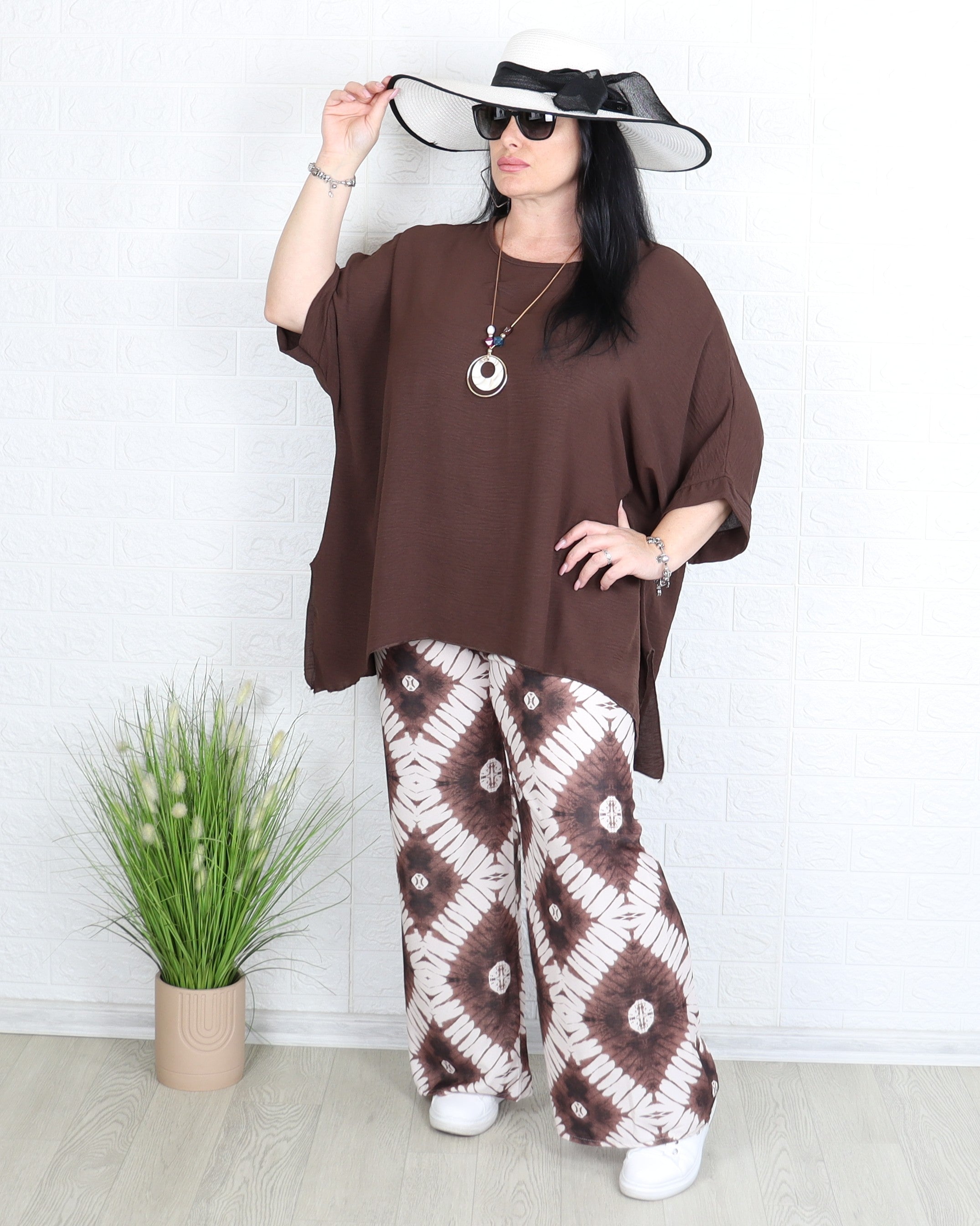 Комплект - Комплект MELISA - кафяв - Muudsfashion