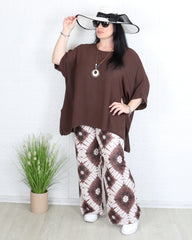 Комплект - Комплект MELISA - кафяв - Muudsfashion