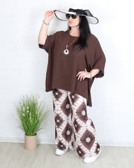 Комплект - Комплект MELISA - кафяв - Muudsfashion