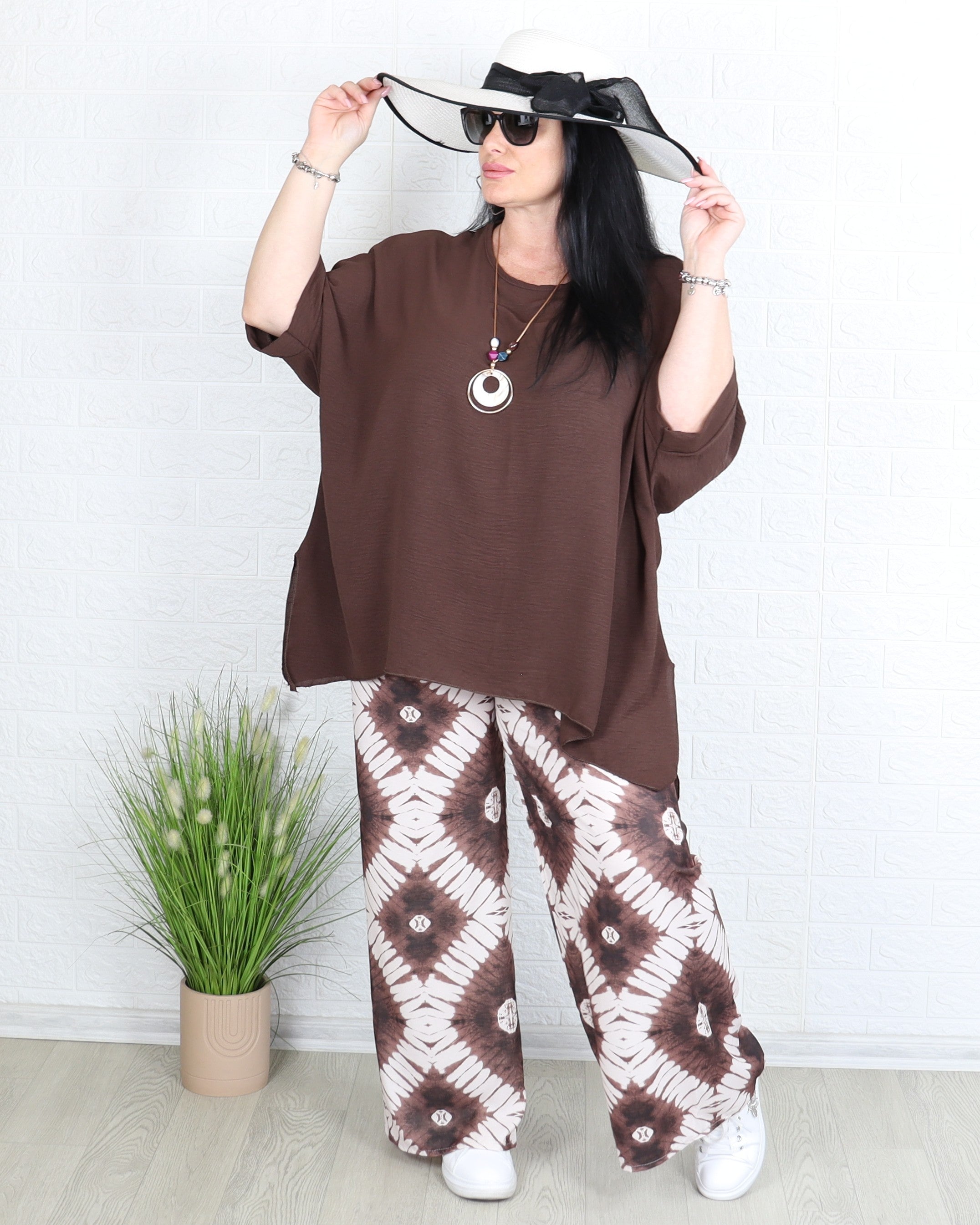 Комплект - Комплект MELISA - кафяв - Muudsfashion