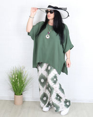 Комплект - Комплект MELISA - военно зелено - Muudsfashion