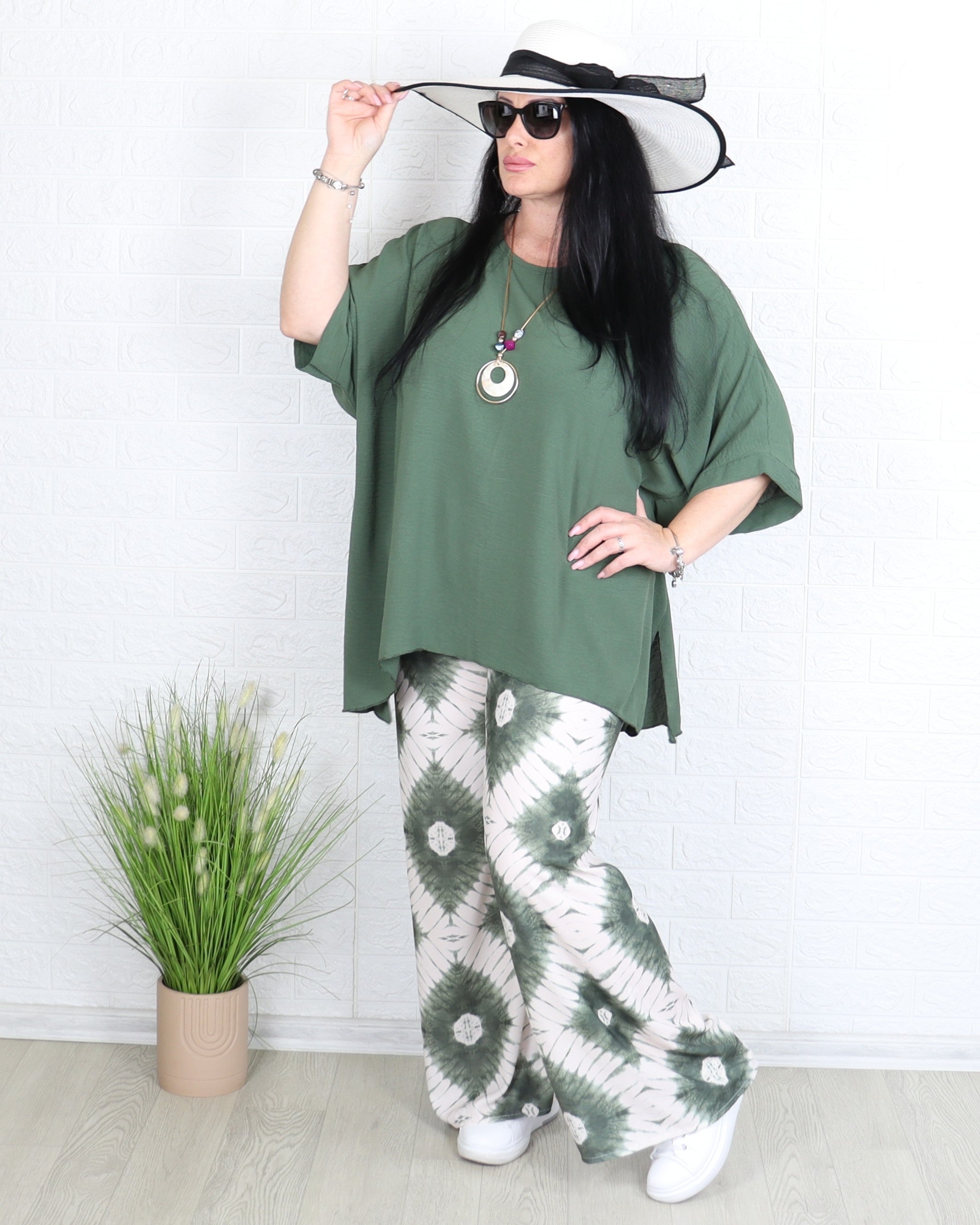 Комплект - Комплект MELISA - военно зелено - Muudsfashion