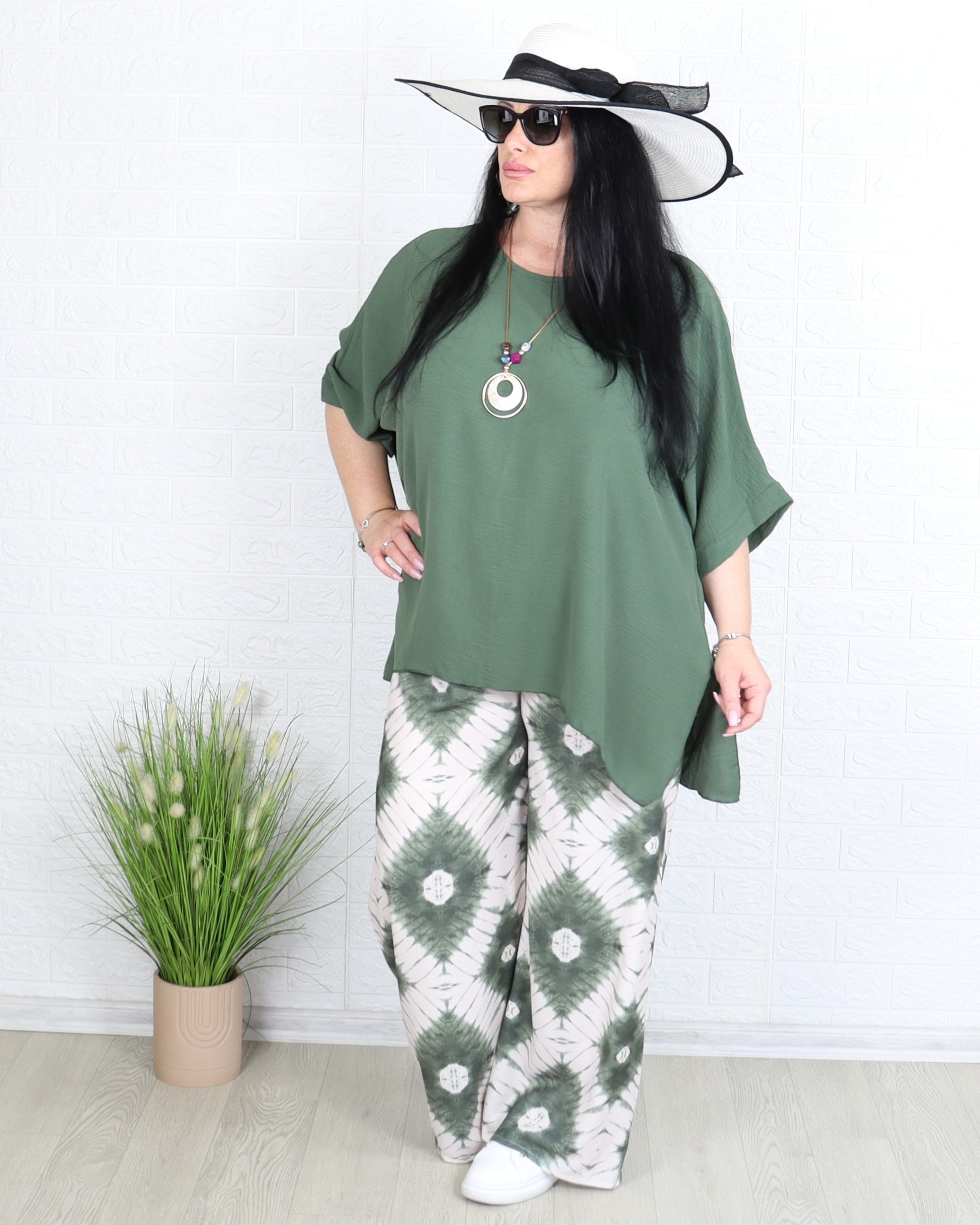 Комплект - Комплект MELISA - военно зелено - Muudsfashion