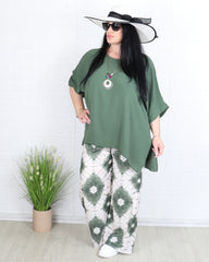 Комплект - Комплект MELISA - военно зелено - Muudsfashion