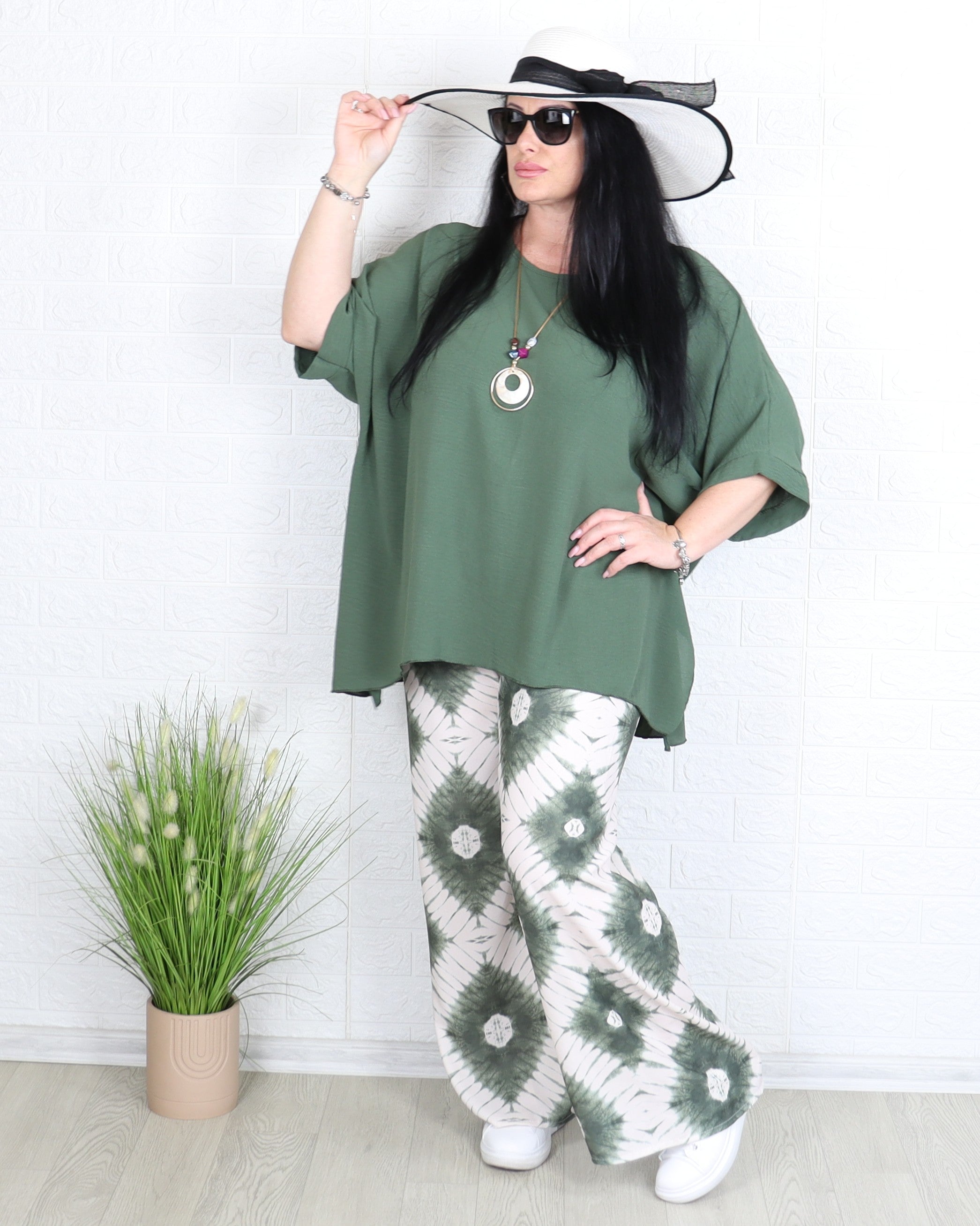 Комплект - Комплект MELISA - военно зелено - Muudsfashion