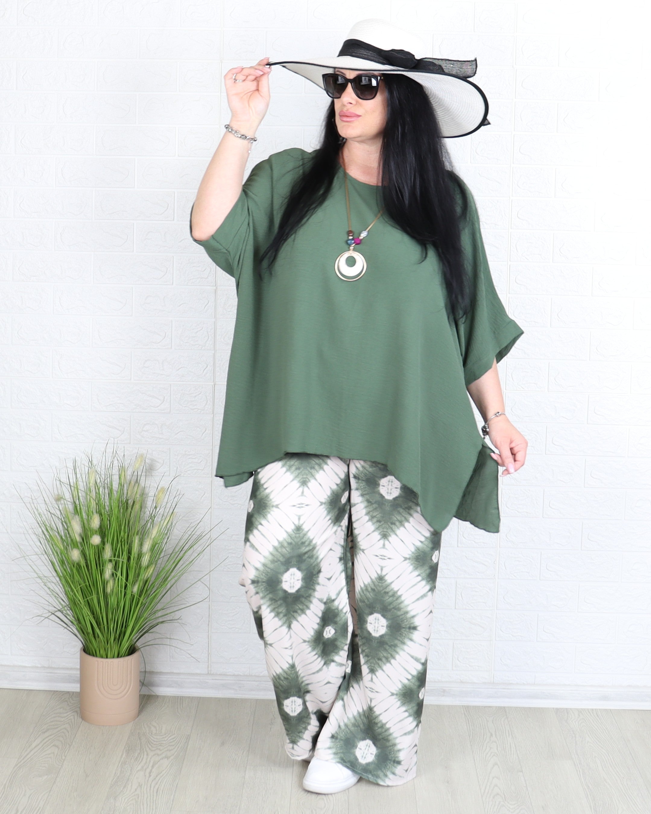 Комплект - Комплект MELISA - военно зелено - Muudsfashion