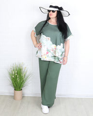 Комплект - Комплект MONTES - военно зелено - Muudsfashion