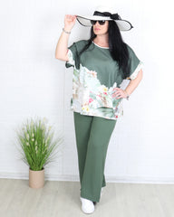 Комплект - Комплект MONTES - военно зелено - Muudsfashion