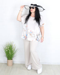 Комплект - Комплект MONTES - бежов - Muudsfashion