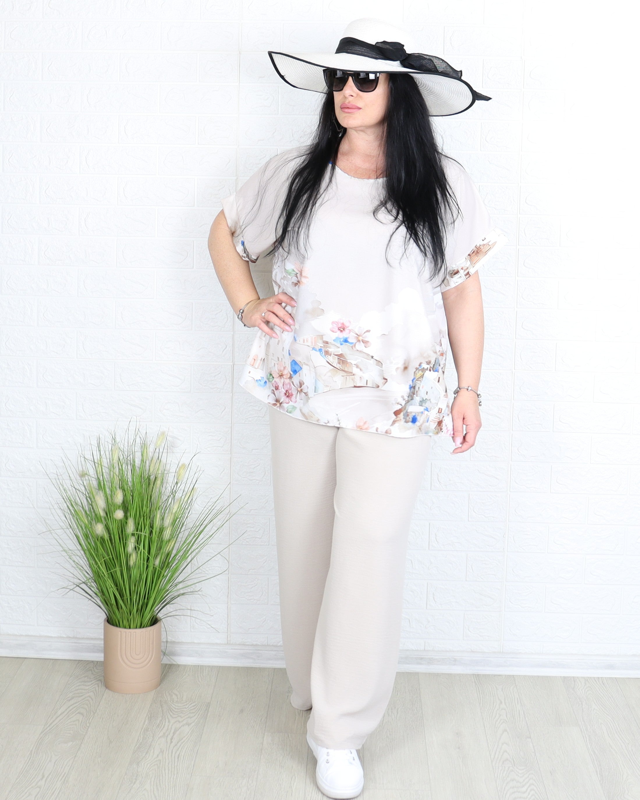 Комплект - Комплект MONTES - бежов - Muudsfashion