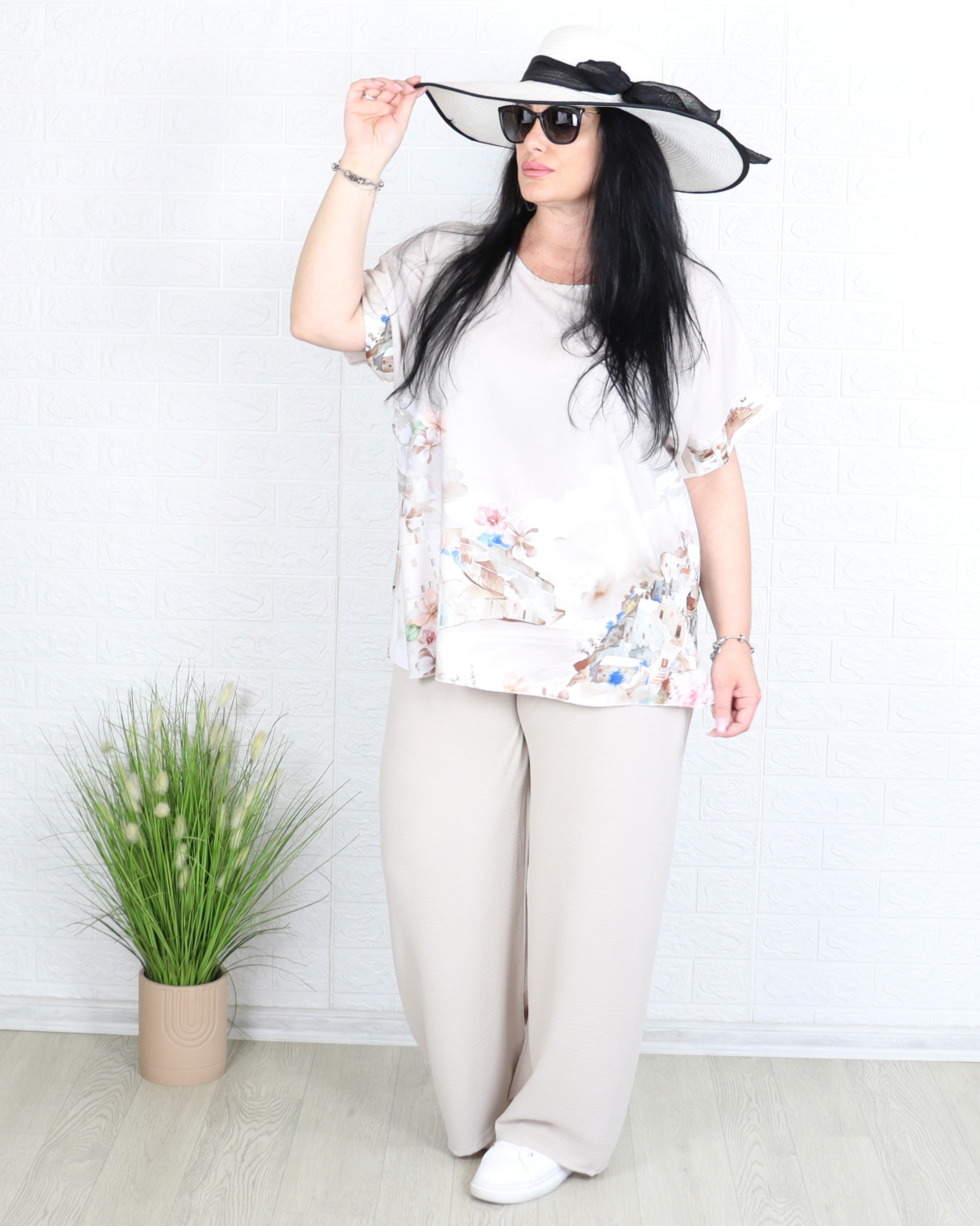 Комплект - Комплект MONTES - бежов - Muudsfashion