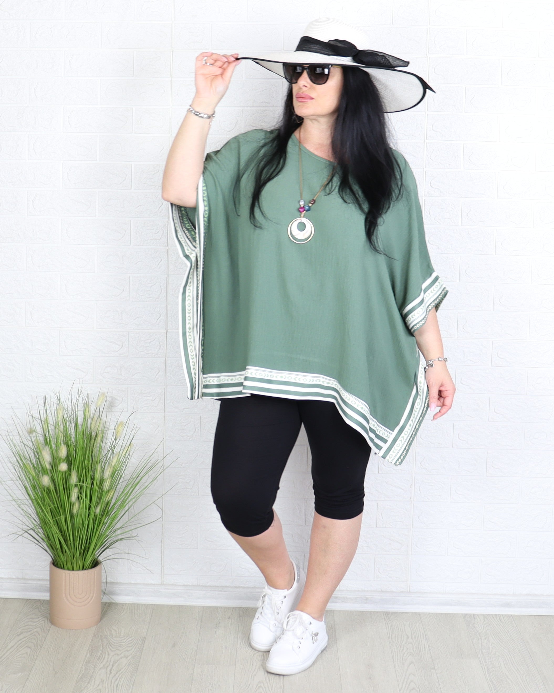 Блуза - Блуза ANDREA - военно зелена - Muudsfashion