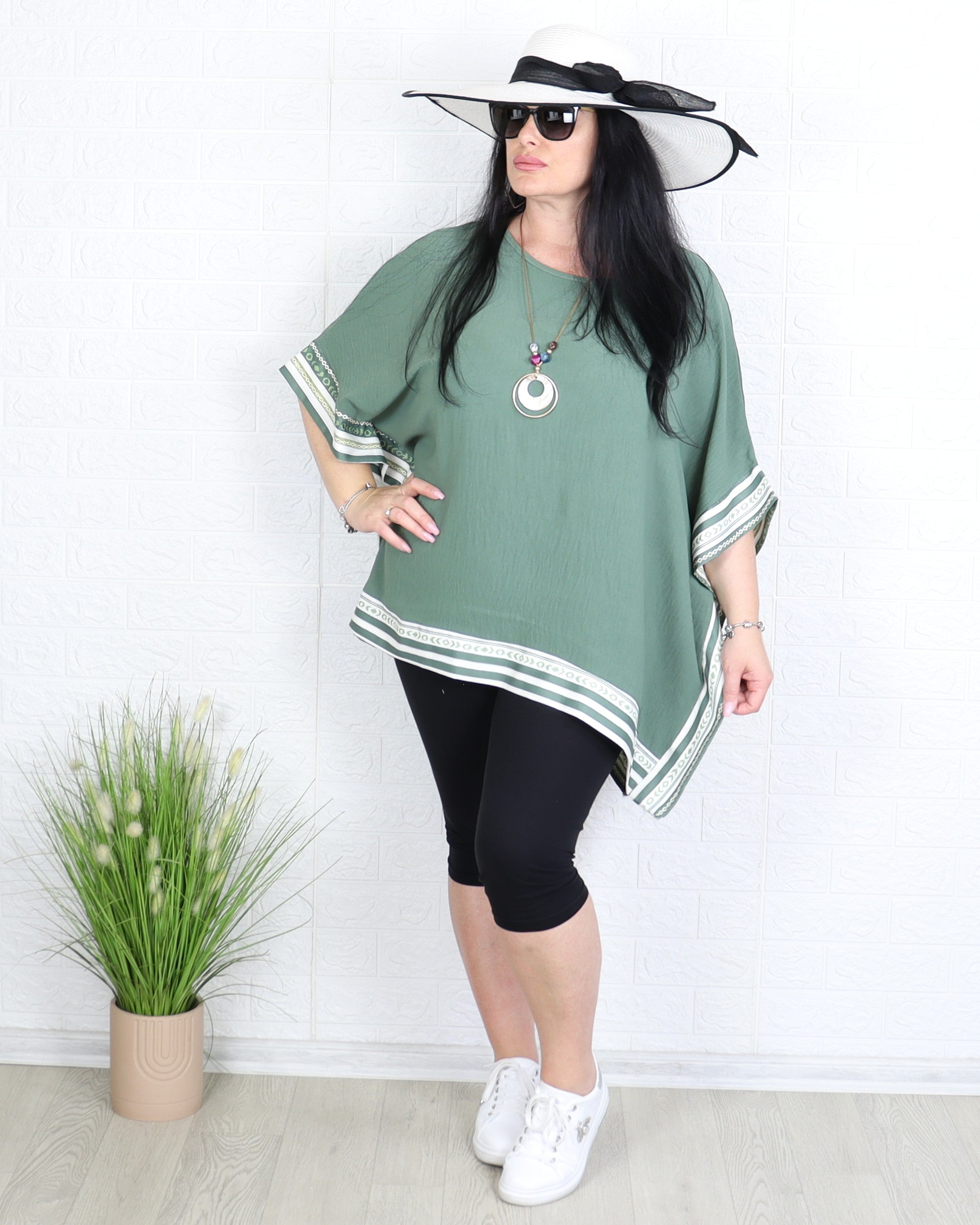 Блуза - Блуза ANDREA - военно зелена - Muudsfashion