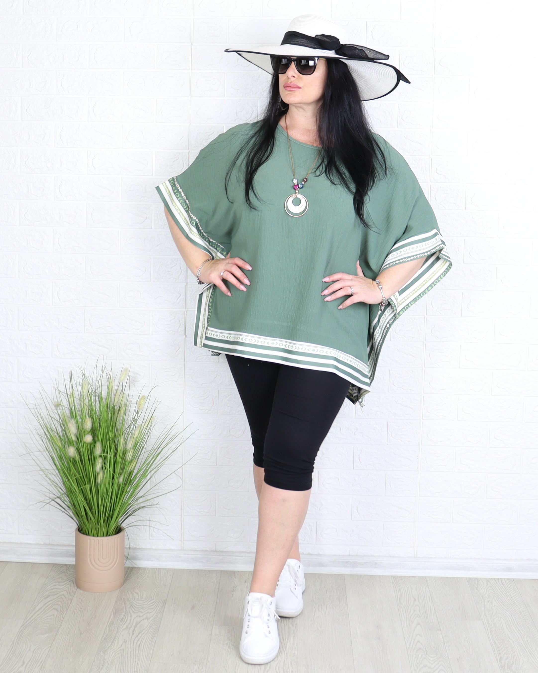 Блуза - Блуза ANDREA - военно зелена - Muudsfashion