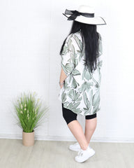 Риза - Дълга Риза ATIKA - военно зелена - Muudsfashion