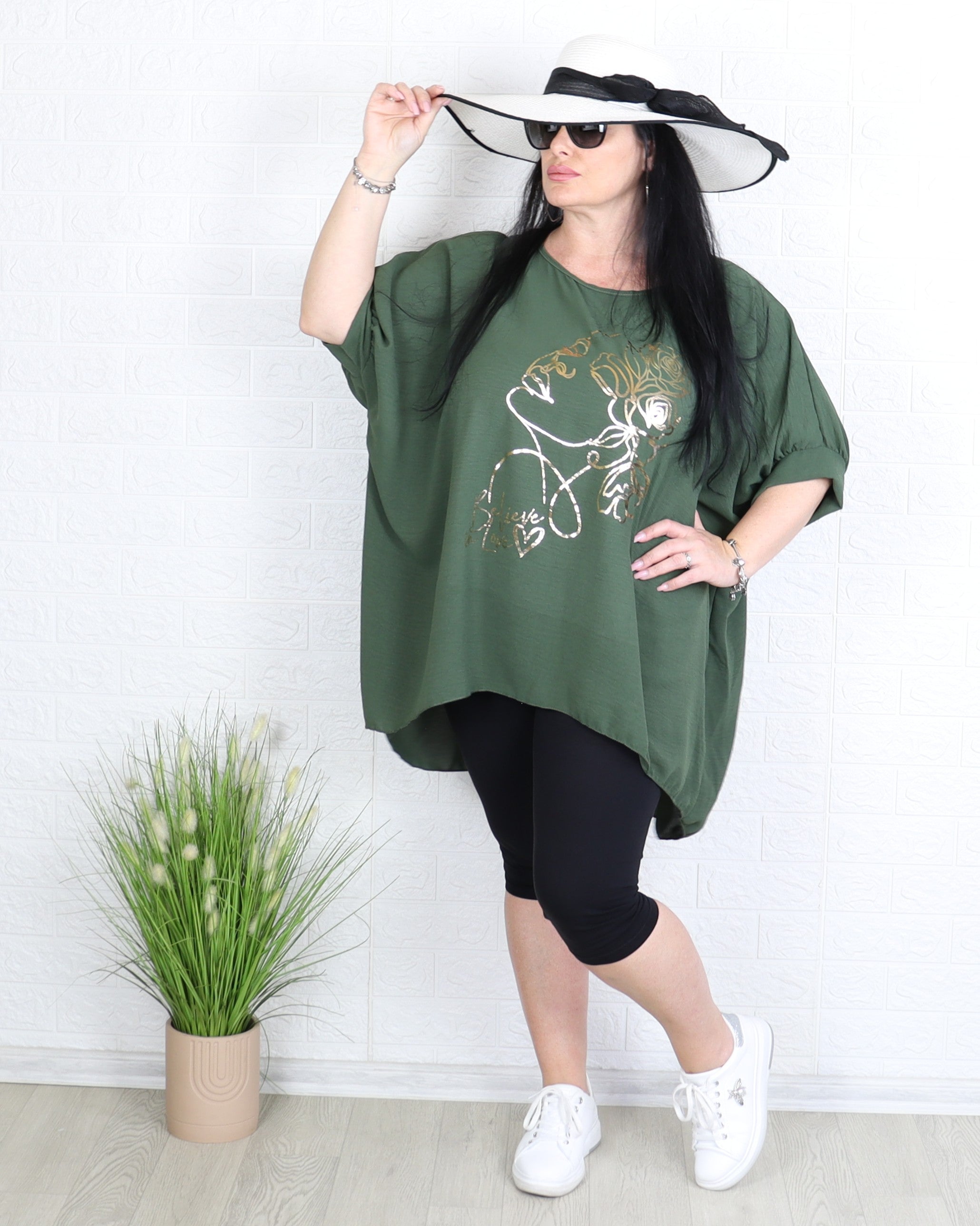 Блуза - Блуза AVELA - маслено зелена - Muudsfashion