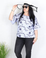 Блуза - Блуза BEA - синя - Muudsfashion