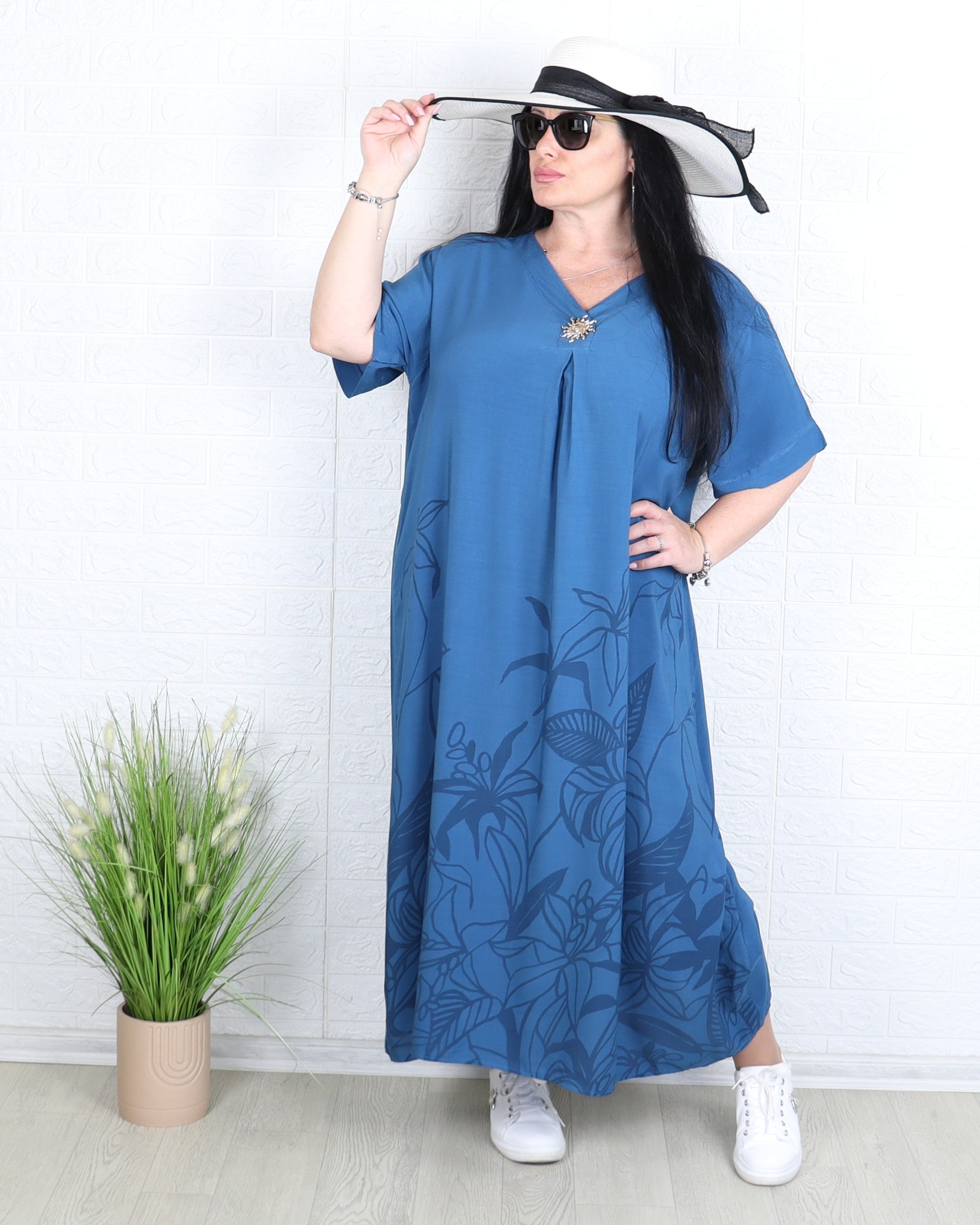Рокля - Рокля BIANKA - синя - Muudsfashion