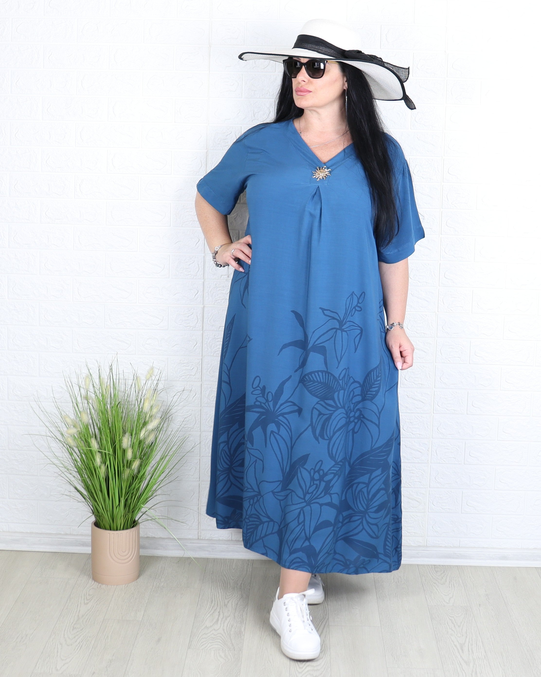 Рокля - Рокля BIANKA - синя - Muudsfashion