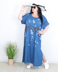 Рокля - Рокля JULIA - синя - Muudsfashion