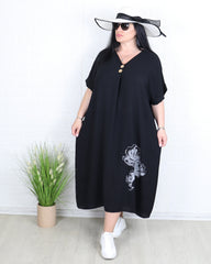 Рокля - Рокля STELA - черна - Muudsfashion
