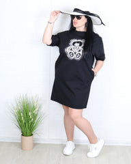 Рокля - Рокля ORSO - черна - Muudsfashion