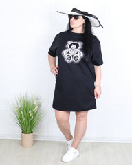Рокля - Рокля ORSO - черна - Muudsfashion