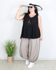 Топ - Потник - Топ ELVIRA - черен - Muudsfashion