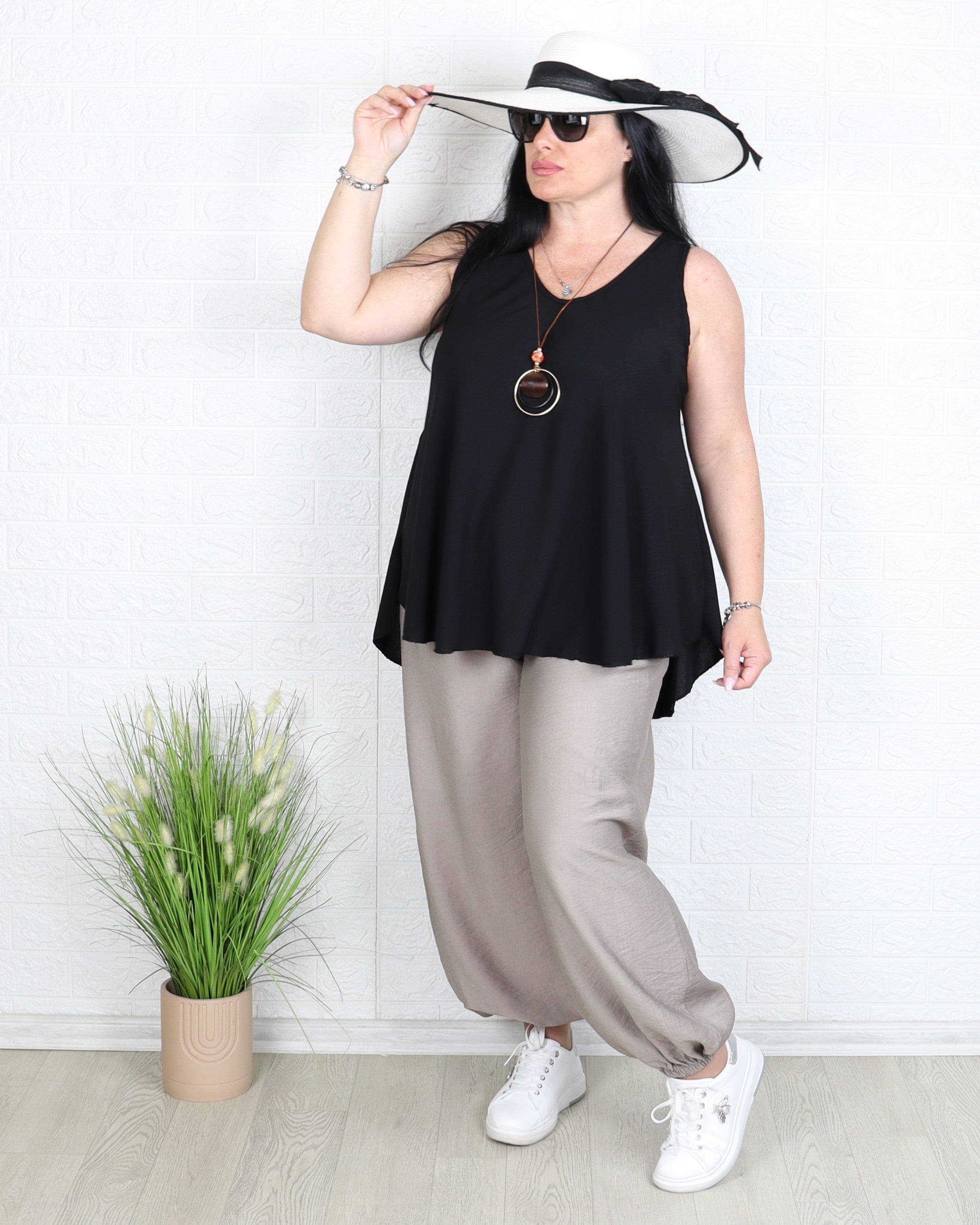 Топ - Потник - Топ ELVIRA - черен - Muudsfashion