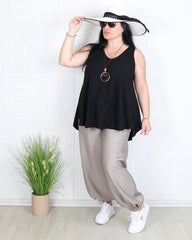 Топ - Потник - Топ ELVIRA - черен - Muudsfashion