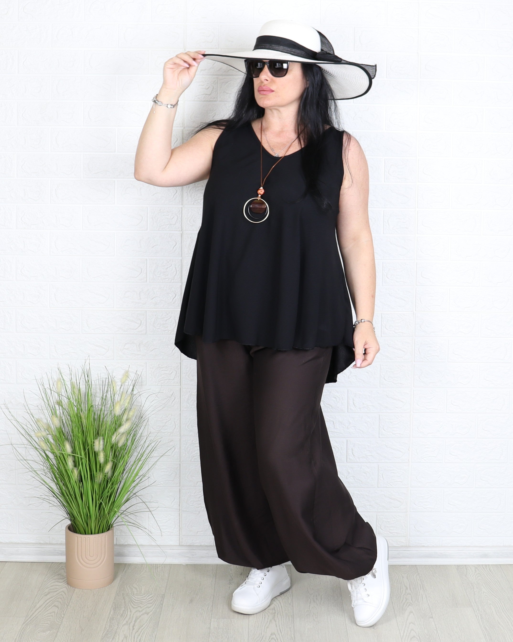 Топ - Потник - Топ ELVIRA - черен - Muudsfashion