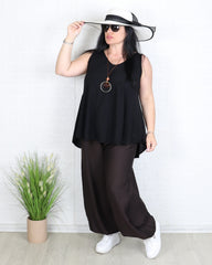 Топ - Потник - Топ ELVIRA - черен - Muudsfashion