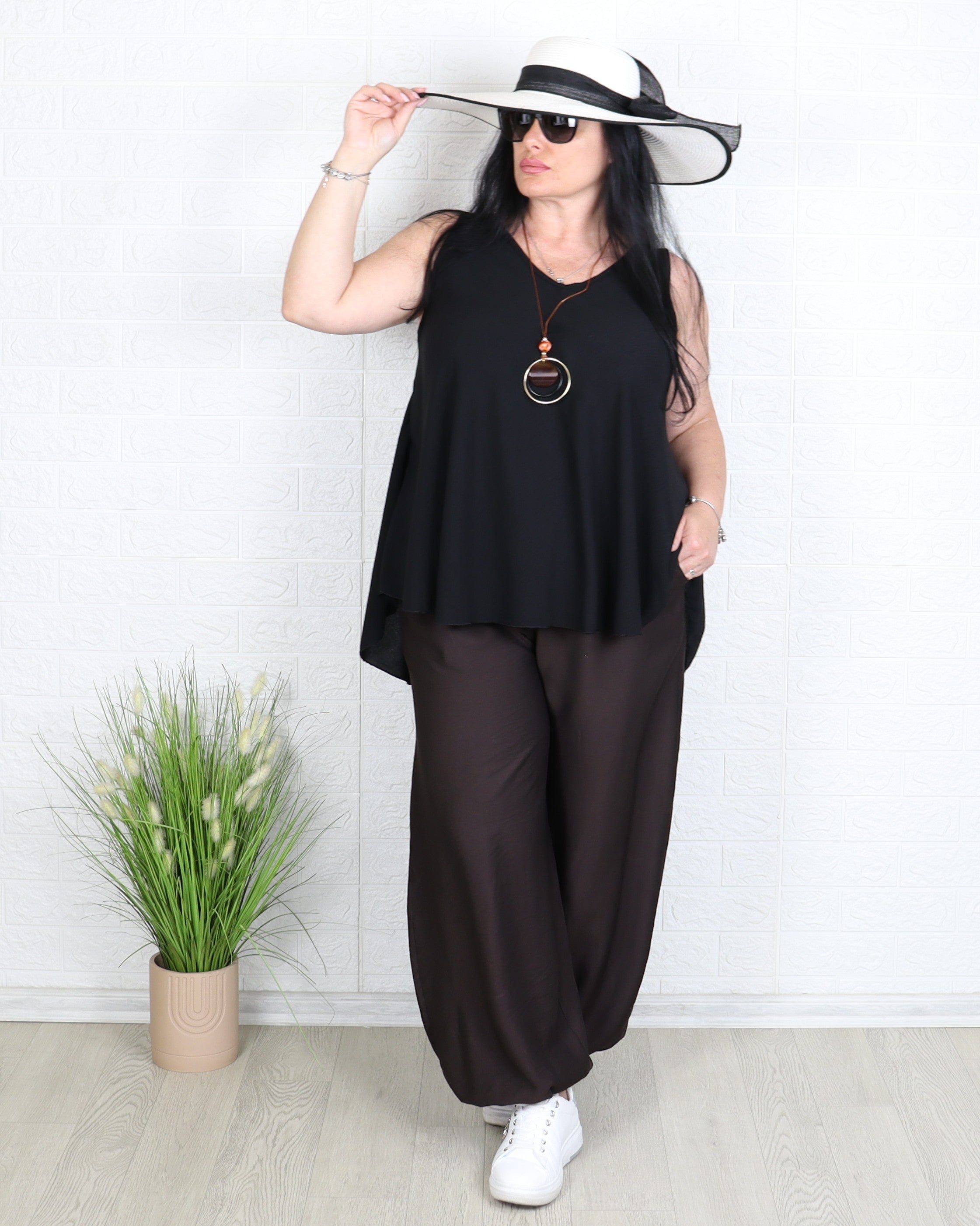 Топ - Потник - Топ ELVIRA - черен - Muudsfashion