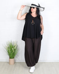 Топ - Потник - Топ ELVIRA - черен - Muudsfashion