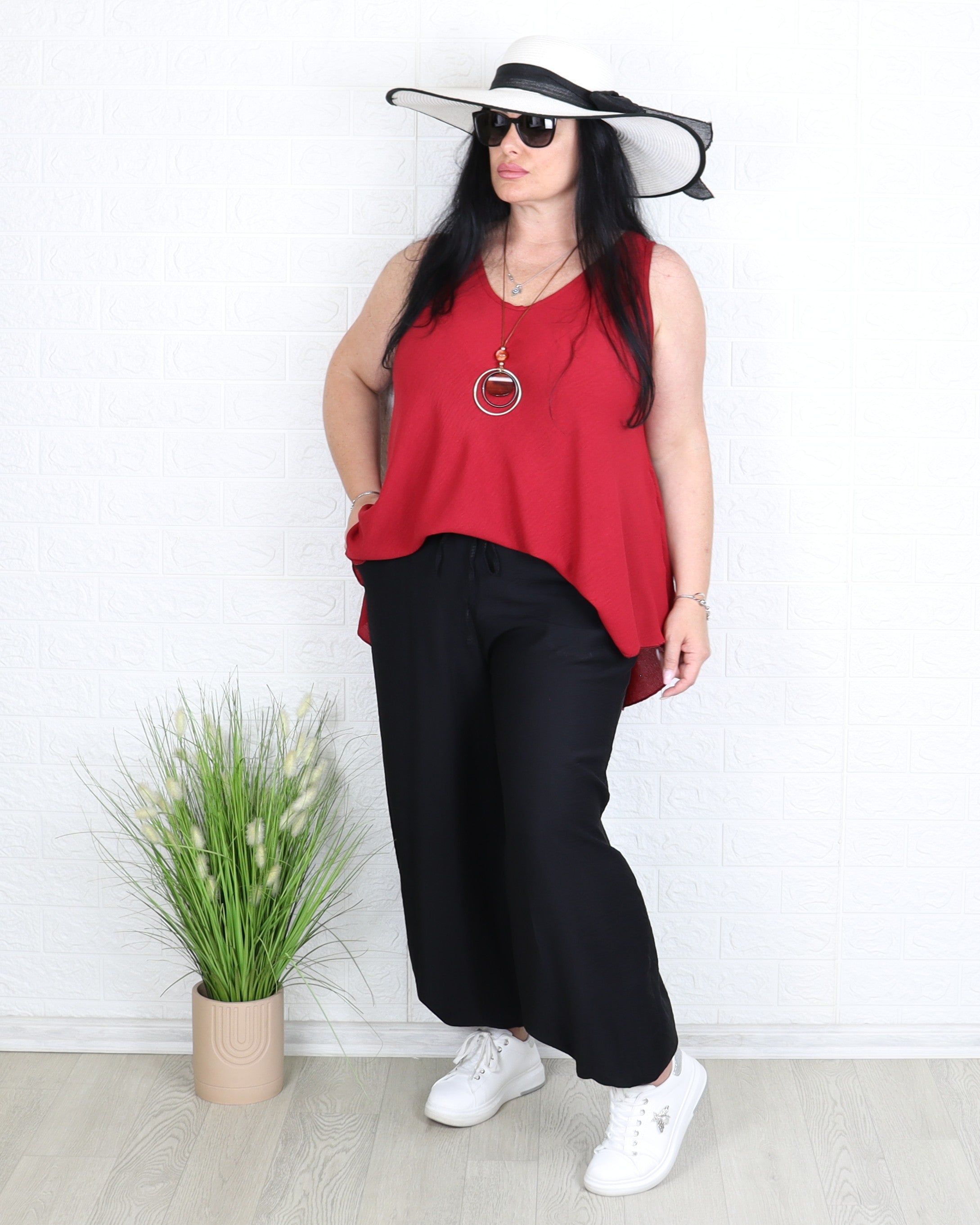 Панталон - Панталон ELDA - черен - Muudsfashion
