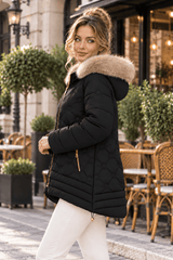 Яке - Зимно Яке KASIDI - Черно - Muudsfashion