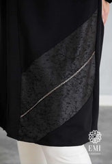 Пуловер - Жилетка SONIA - Черна - Muudsfashion