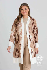 Пуловер - Жилетка JAKLIN - Бежова - Muudsfashion