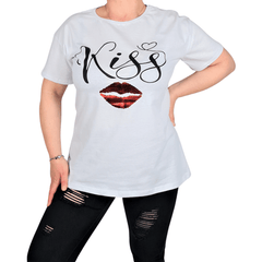 Тениска - Тениска Kiss - Muudsfashion