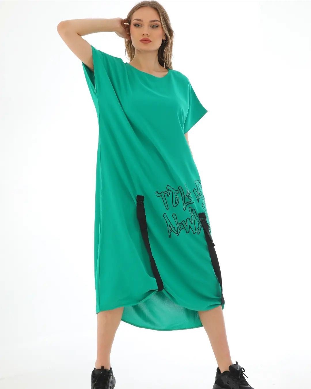 Рокля - Рокля BIBIAN - Зелена - Muudsfashion
