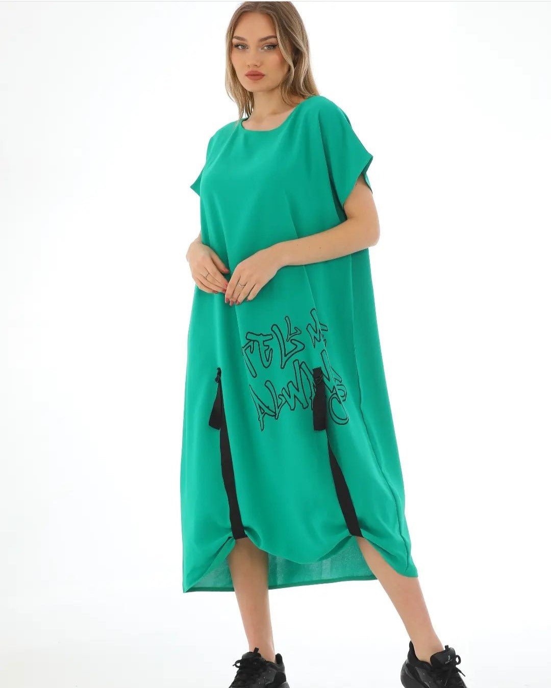 Рокля - Рокля BIBIAN - Зелена - Muudsfashion